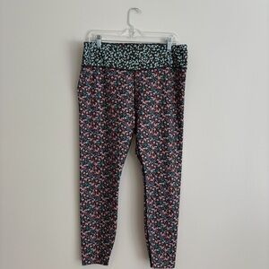 Nike Dri-Fit Colorful Floral High Waisted Leggings Size XXL